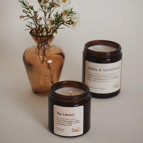 Bougie parfumée The Library - 100 g.