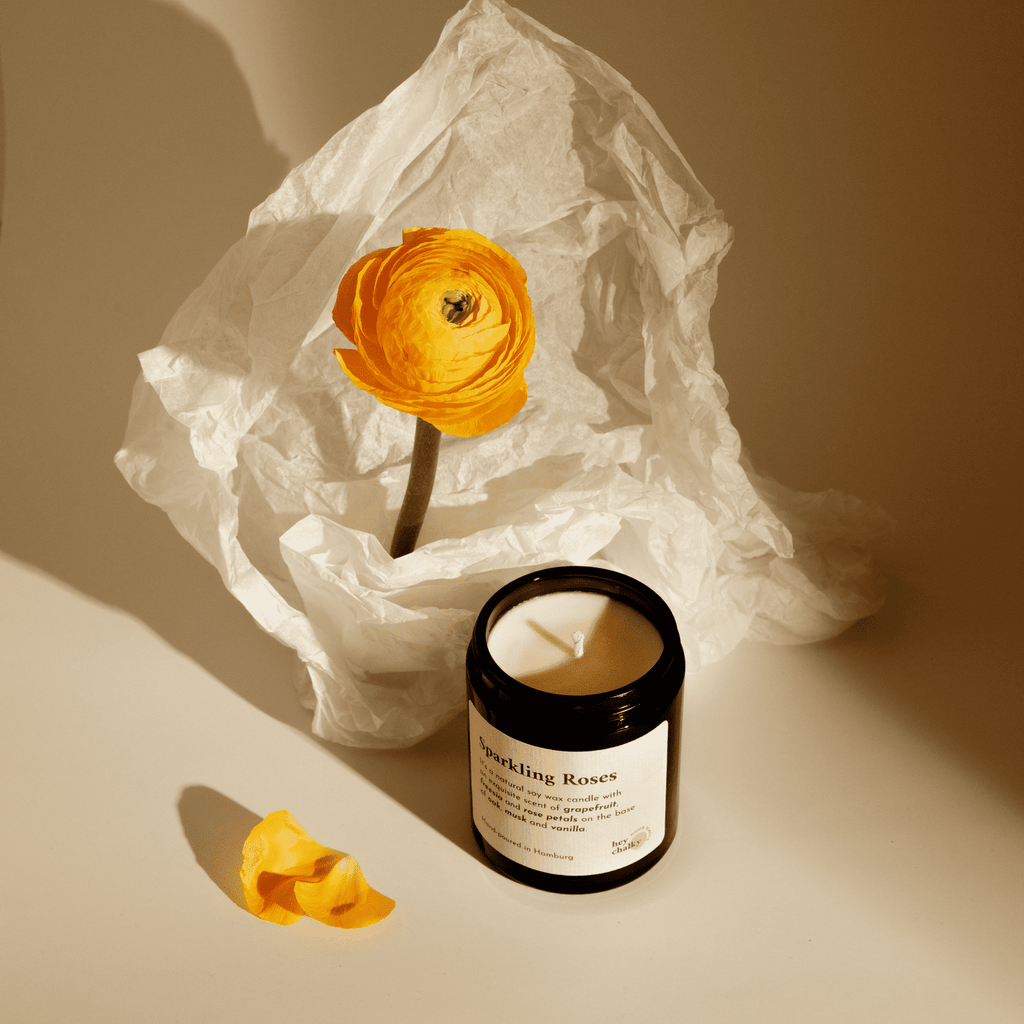 Sparkling Roses bougie 155 g